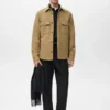 Woll-Overshirt mit Taschen