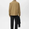 Woll-Overshirt mit Taschen