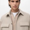 Woll-Overshirt mit Taschen Woll-Overshirt mit Taschen