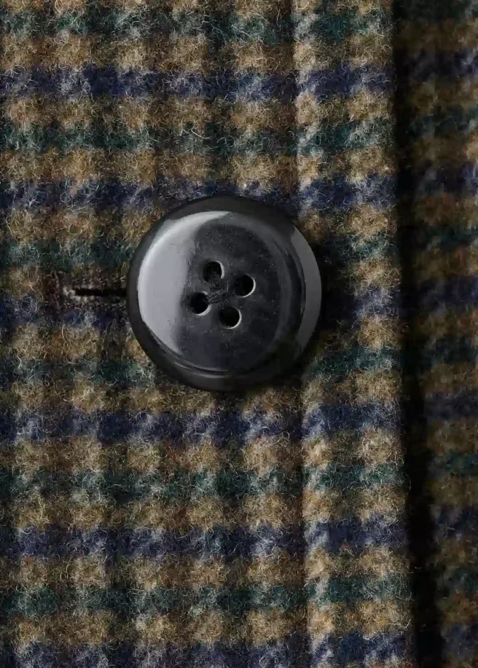 Wolljacke mit Hahnentrittmuster Wolljacke mit Hahnentrittmuster