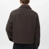 Wolljacke mit Reißverschluss