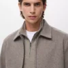 Wolljacke mit Reißverschluss Wolljacke mit Reißverschluss