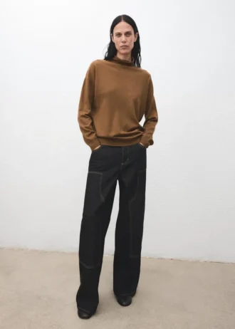 Zopfmuster-Rollkragenpullover Zopfmuster-Rollkragenpullover