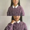 Zopfmusterpullover
