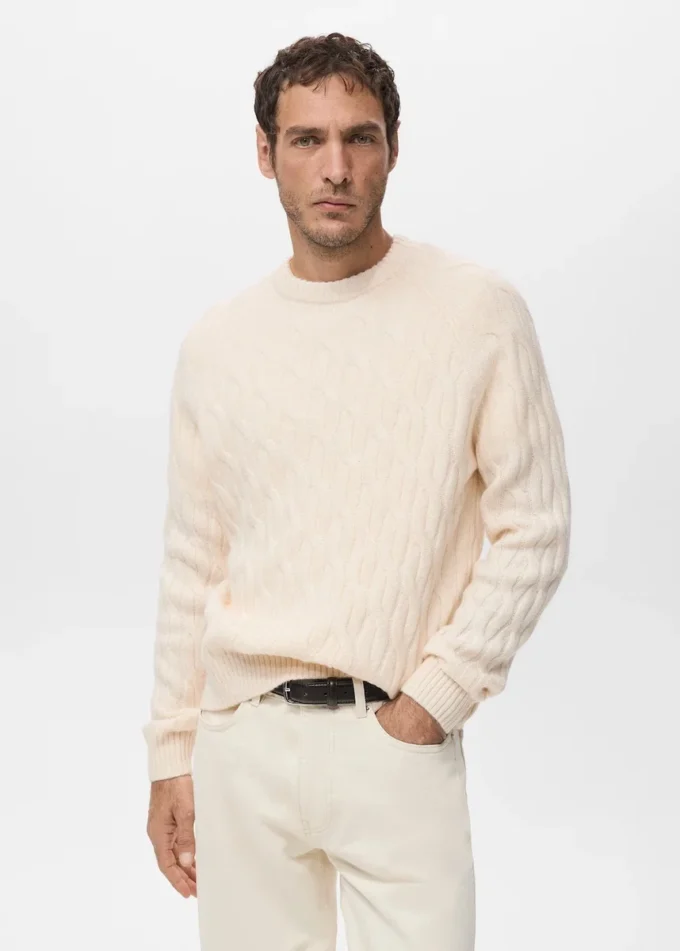 Zopfmusterpullover
