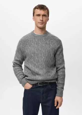 Zopfmusterpullover