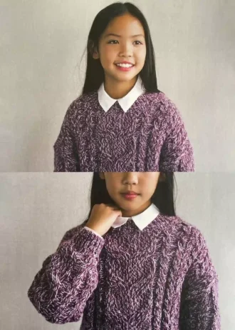 Zopfmusterpullover