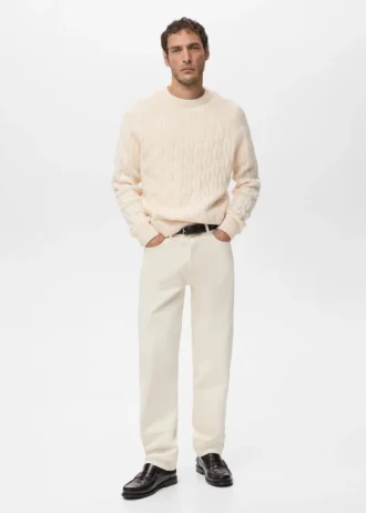 Zopfmusterpullover