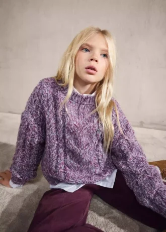 Zopfmusterpullover