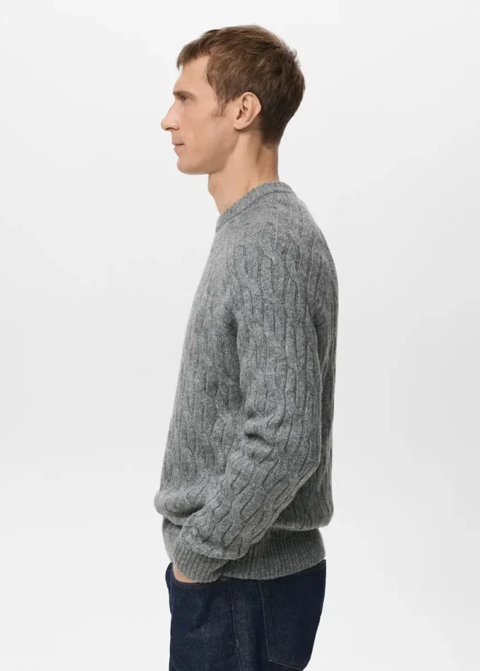 Zopfmusterpullover