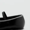 Zweifarbige Ballerinas mit Schleife Zweifarbige Ballerinas mit Schleife