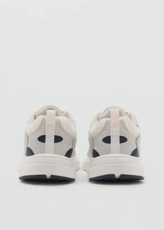 Zweifarbige Schnür-Sneaker Zweifarbige Schnür-Sneaker
