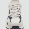 Zweifarbige Schnür-Sneaker Zweifarbige Schnür-Sneaker