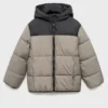 Zweifarbiger Steppanorak Zweifarbiger Steppanorak