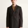 Zweireihige Anzugjacke aus 100 % italienischer Wolle Zweireihige Anzugjacke aus 100 % italienischer Wolle