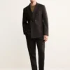 Zweireihige Anzugjacke aus 100 % italienischer Wolle Zweireihige Anzugjacke aus 100 % italienischer Wolle