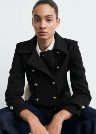 Zweireihige Jacke mit Revers