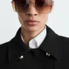 Zweireihige Jacke mit Revers