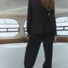 Zweireihige Karo-Anzugjacke Zweireihige Karo-Anzugjacke