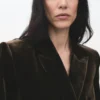 Zweireihige Samtjacke Zweireihige Samtjacke