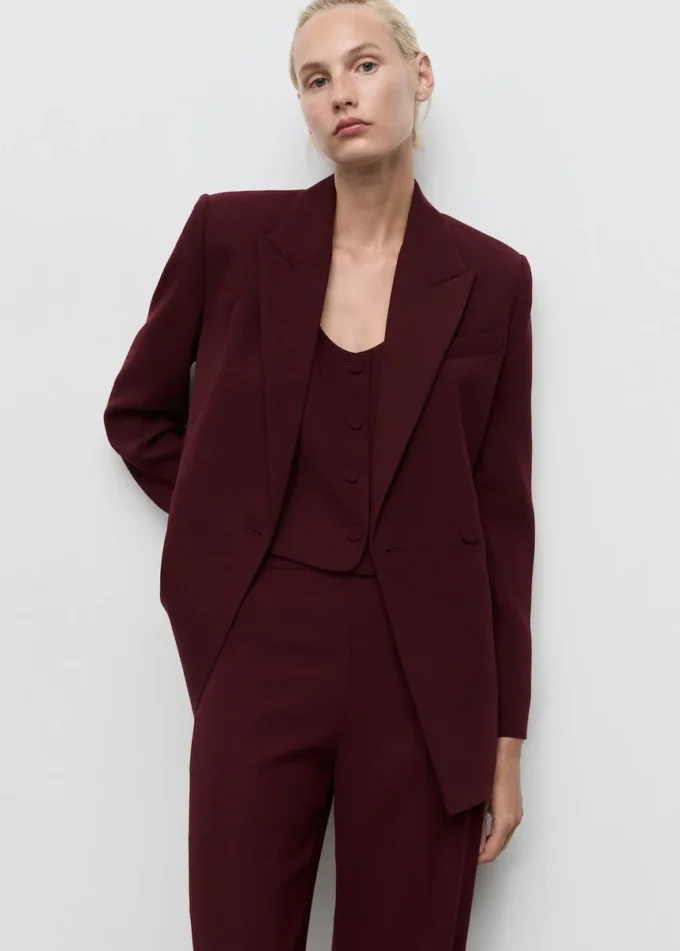 Zweireihiger Anzugblazer
