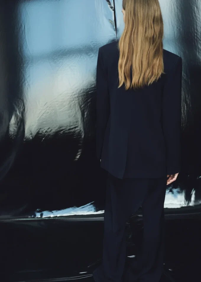 Zweireihiger Anzugblazer Zweireihiger Anzugblazer