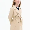 Zweireihiger Trenchcoat Zweireihiger Trenchcoat
