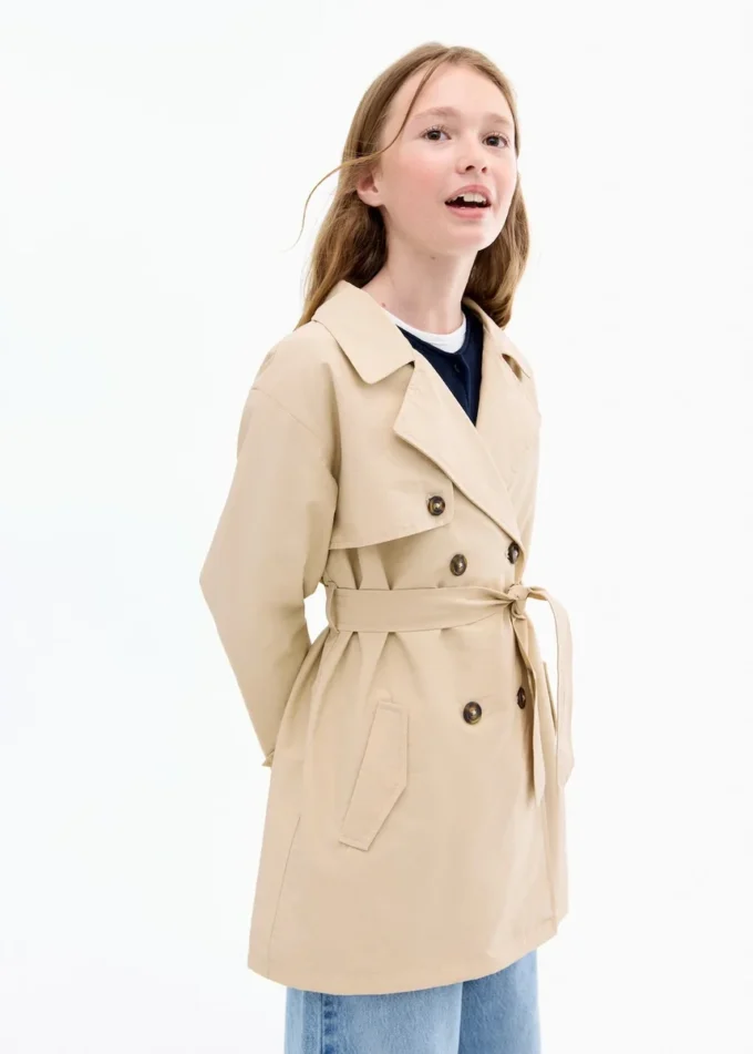 Zweireihiger Trenchcoat Zweireihiger Trenchcoat