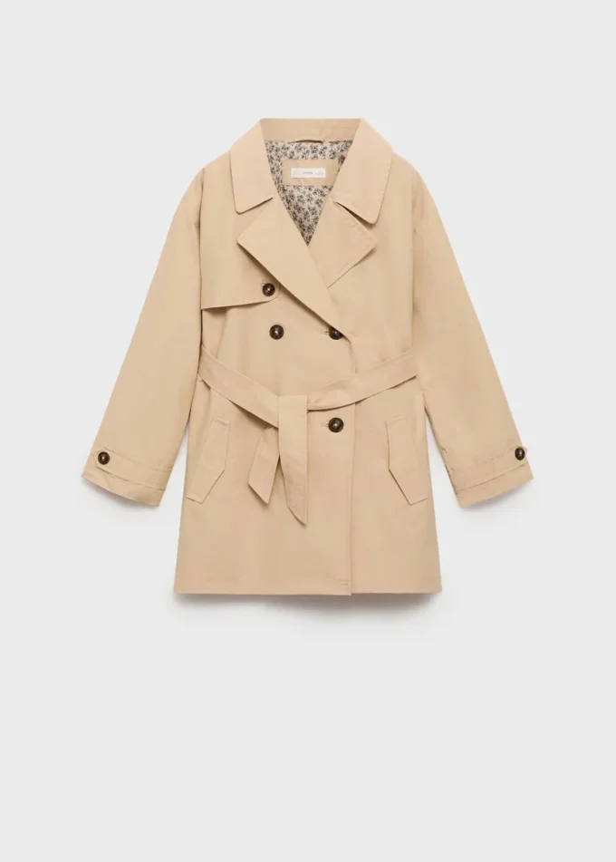 Zweireihiger Trenchcoat Zweireihiger Trenchcoat