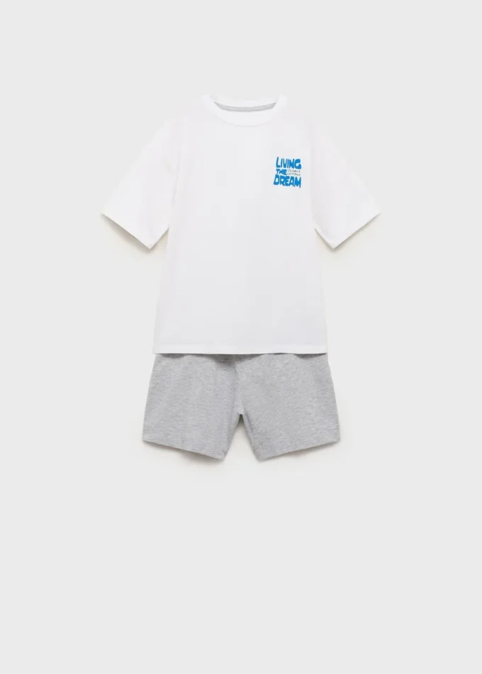 Zweiteiliger kurzer Pyjama