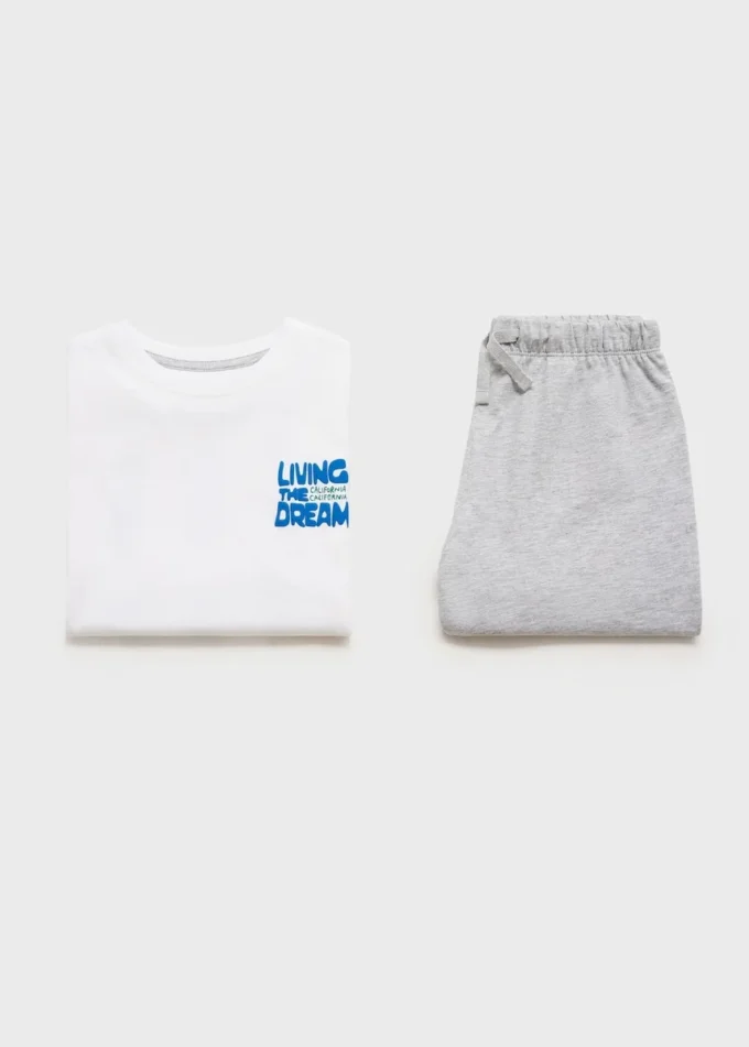 Zweiteiliger kurzer Pyjama