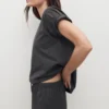 Zweiteiliger Pyjama aus Baumwolle mit kurzen Ärmeln
